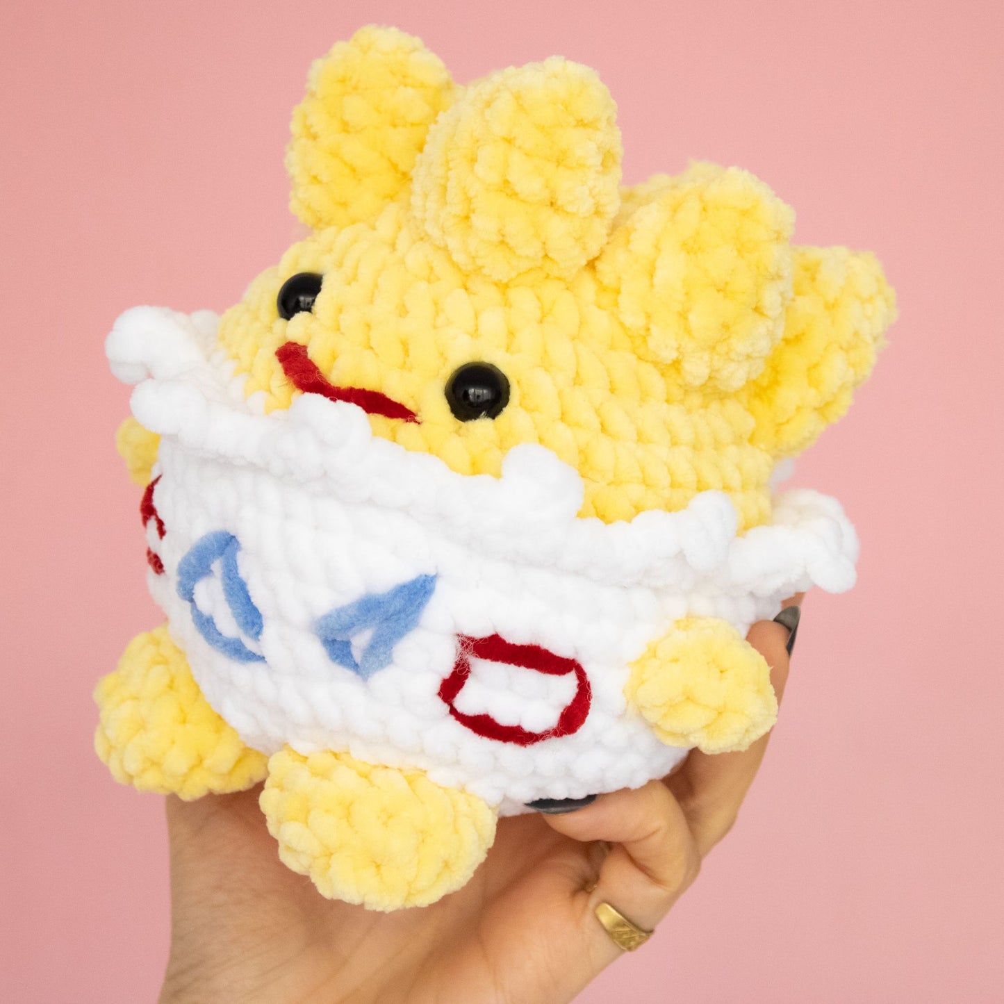 Togepi - Pokemon croșetat din fir plușat