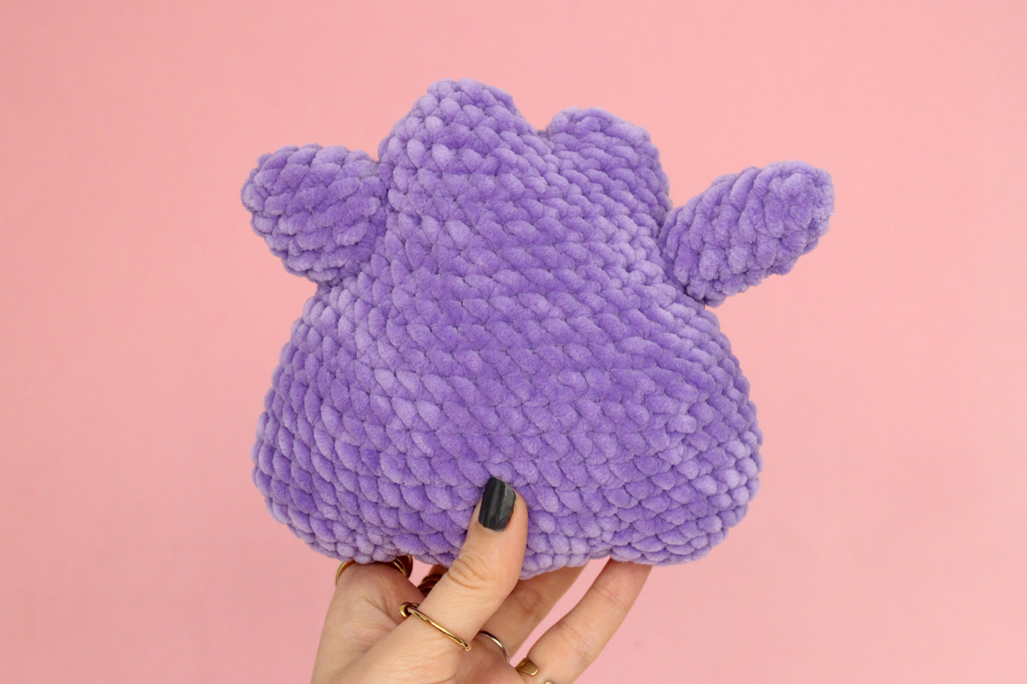 Ditto - Pokemon mic croșetat din fir plușat