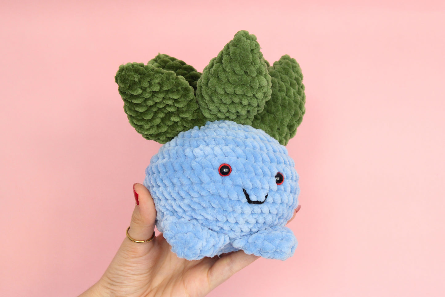 Jucărie Oddish din pluș - Pokemon croșetat