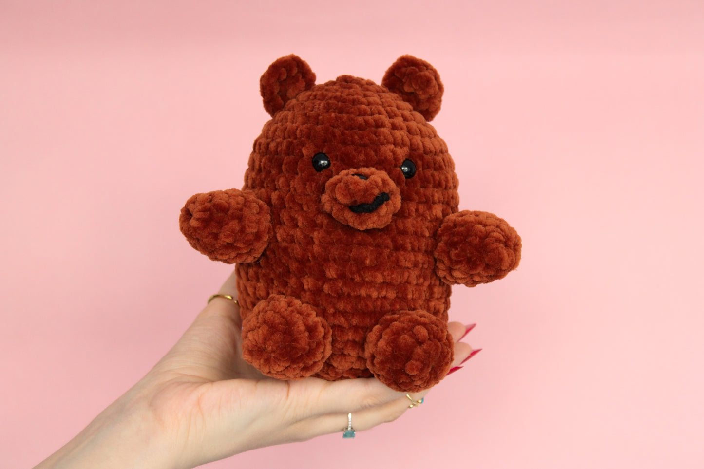 Grizzly - Jucarie We Bare Bears croșetată din fir plușat