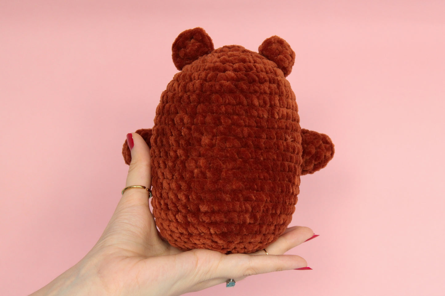 Grizzly - Jucarie We Bare Bears croșetată din fir plușat