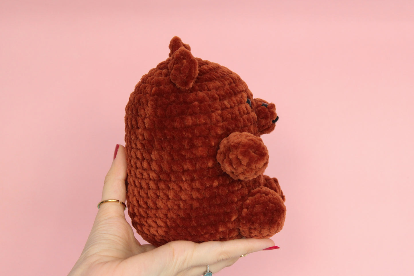 Grizzly - Jucarie We Bare Bears croșetată din fir plușat