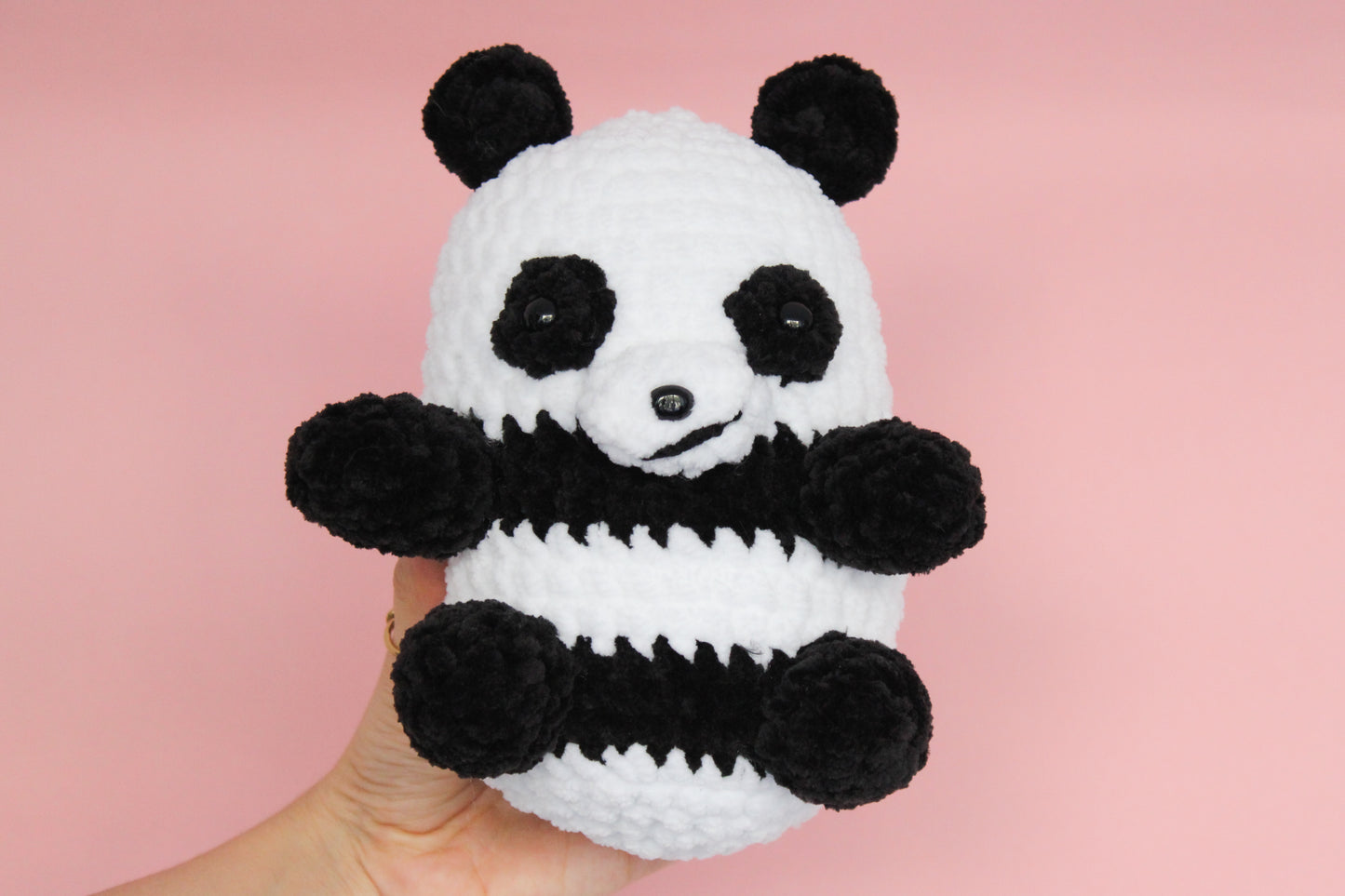 Panda - Jucarie We Bare Bears croșetată din fir plușat
