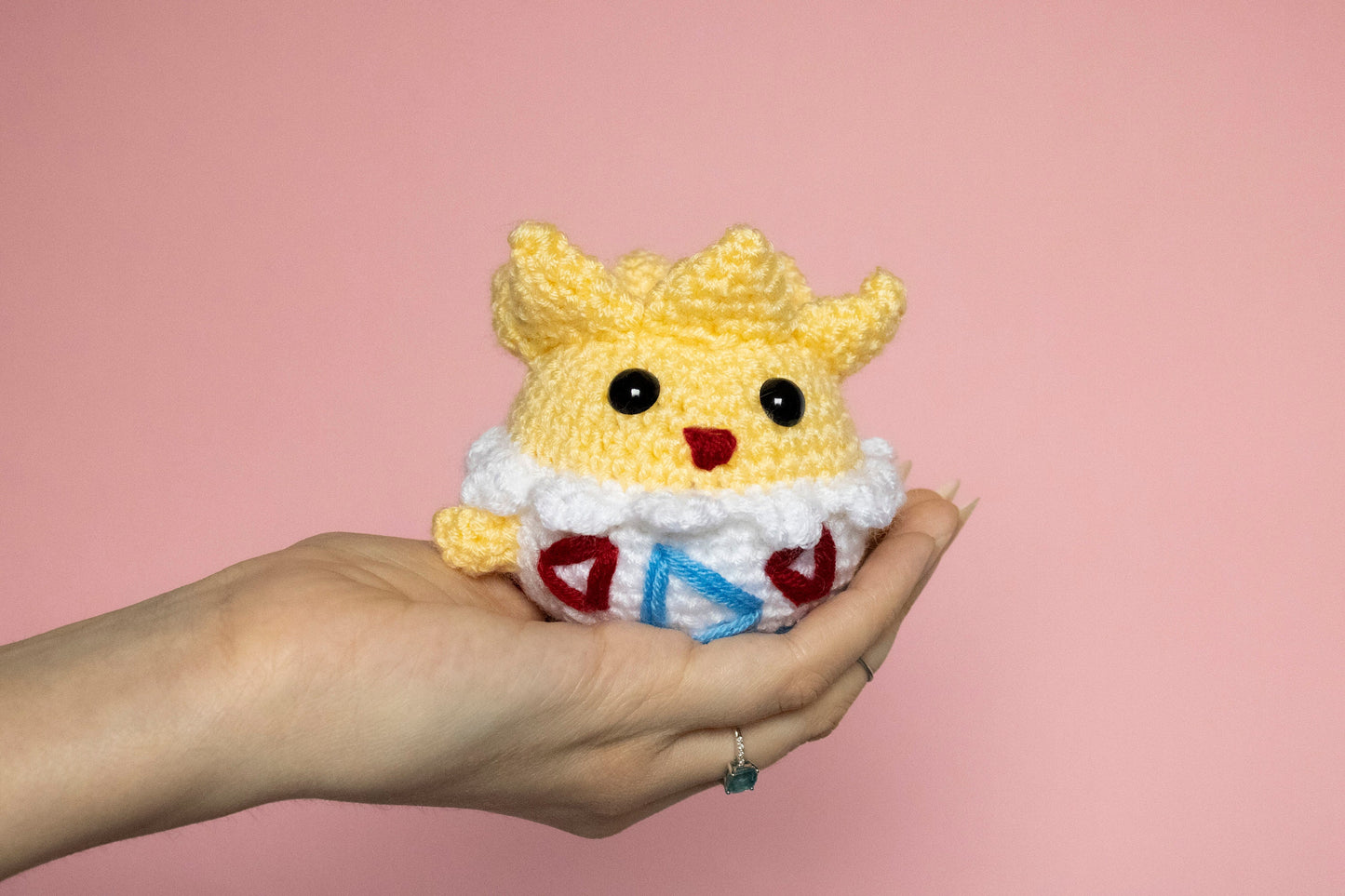 Jucărie Togepi mică - Pokemon croșetat