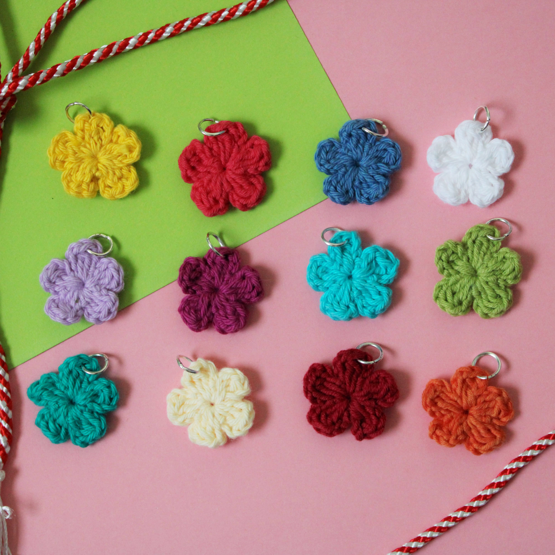 Mărțișor handmade - Flori