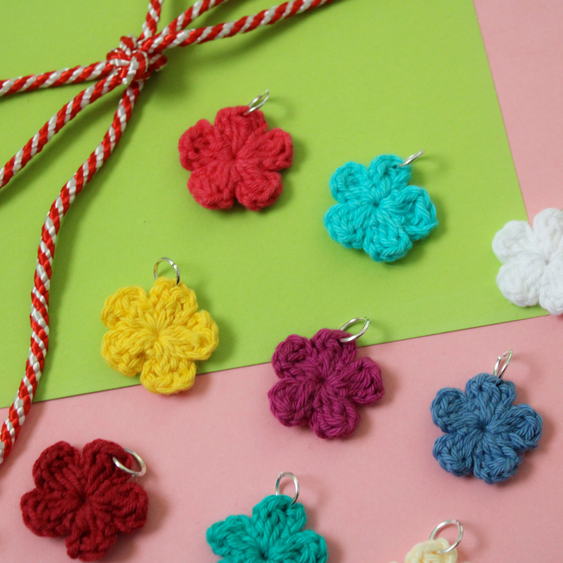 Mărțișor handmade - Flori