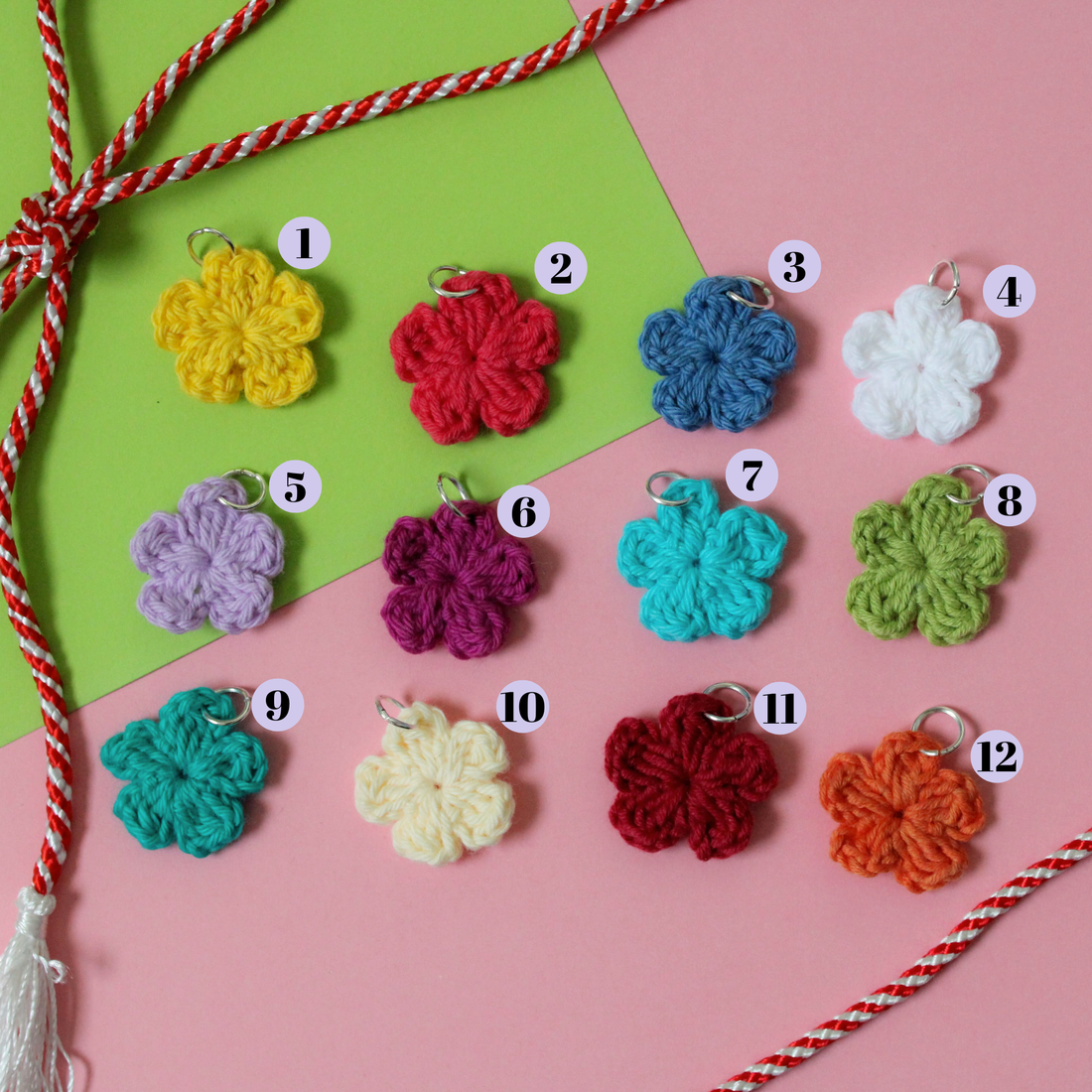 Mărțișor handmade - Flori