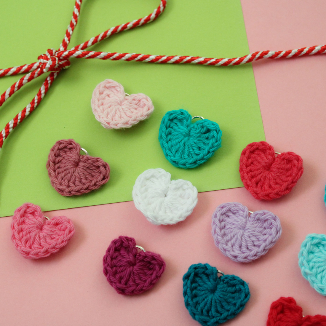 Mărțișor handmade - Inimi