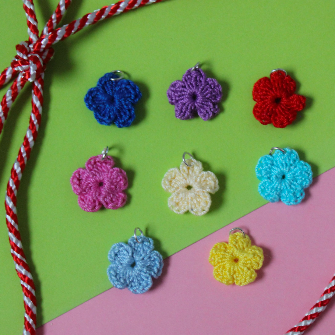 Mărțișor handmade - Flori mici