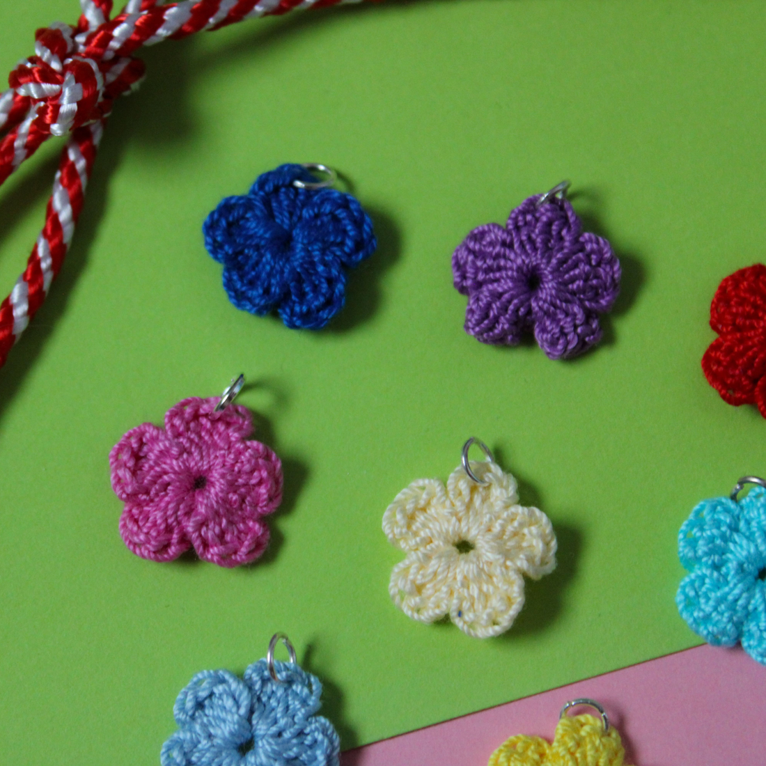 Mărțișor handmade - Flori mici