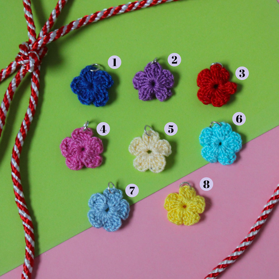 Mărțișor handmade - Flori mici