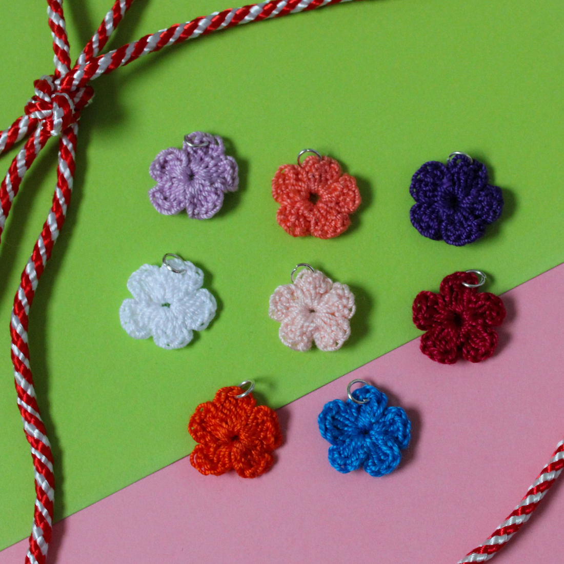 Mărțișor handmade - Flori mici