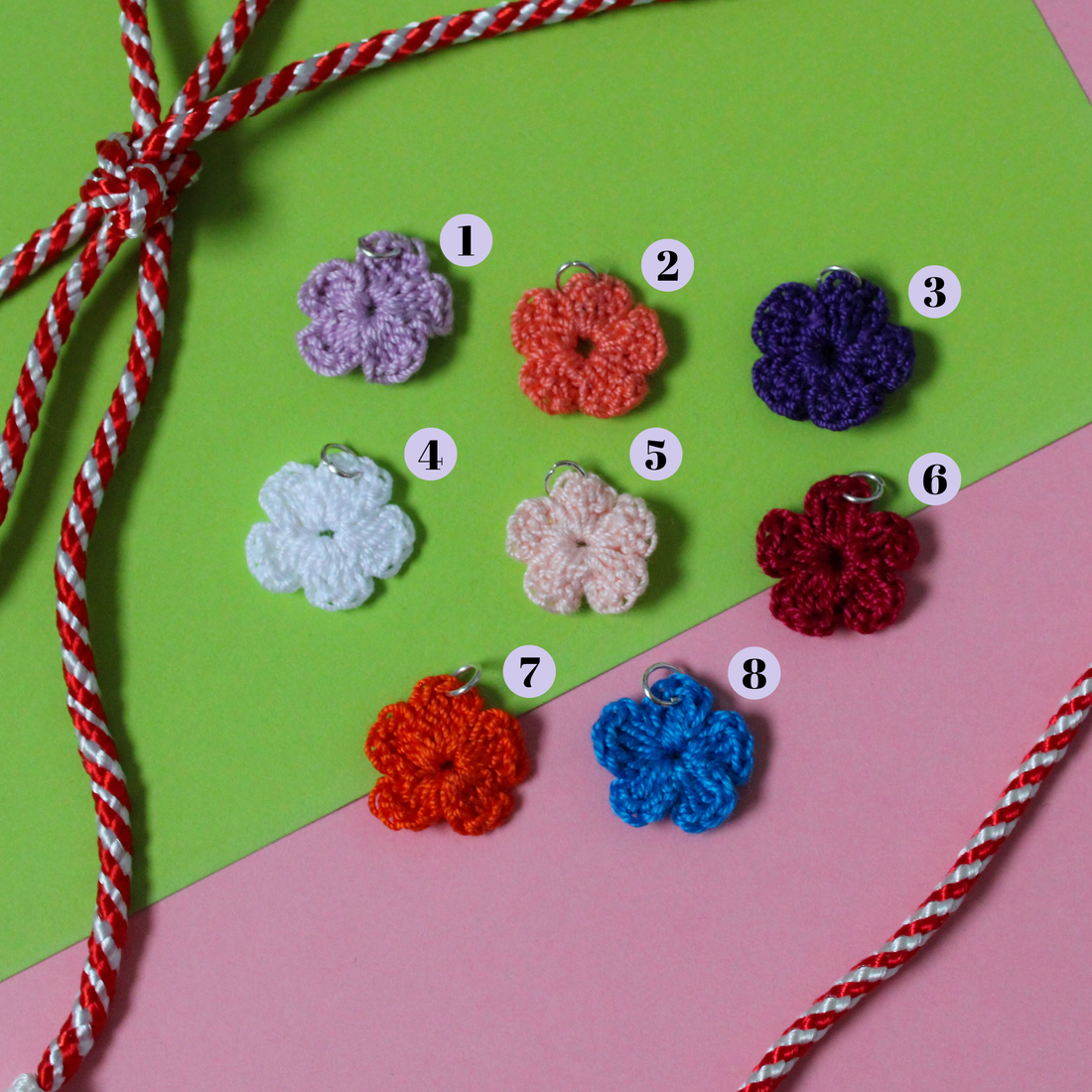 Mărțișor handmade - Flori mici