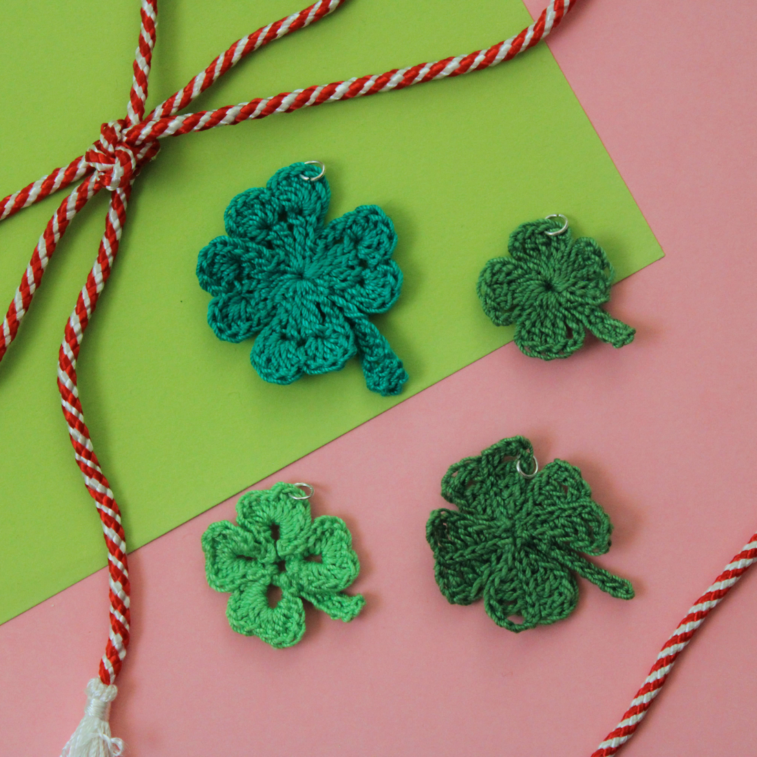 Mărțișor handmade - Trifoi