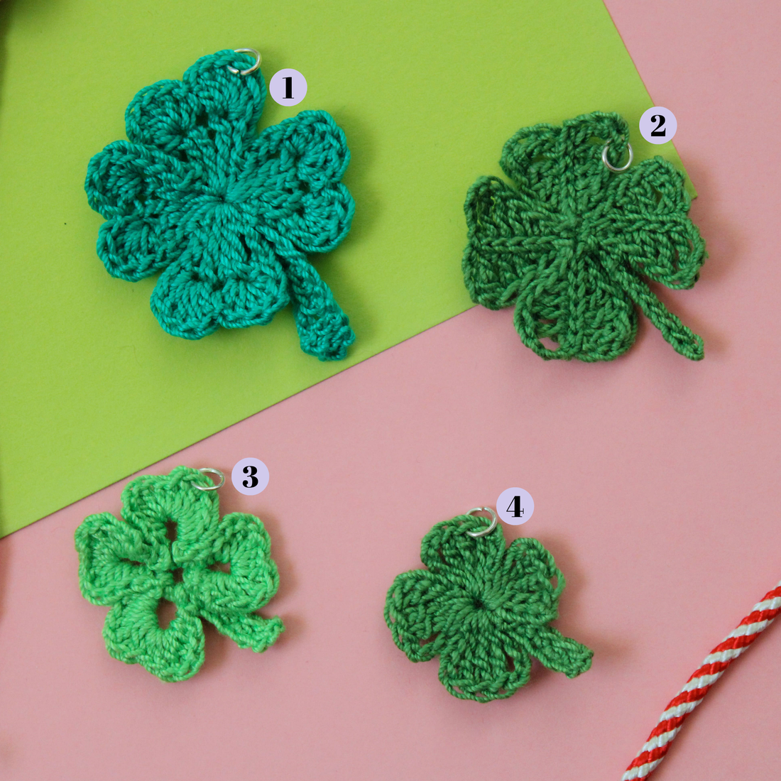 Mărțișor handmade - Trifoi