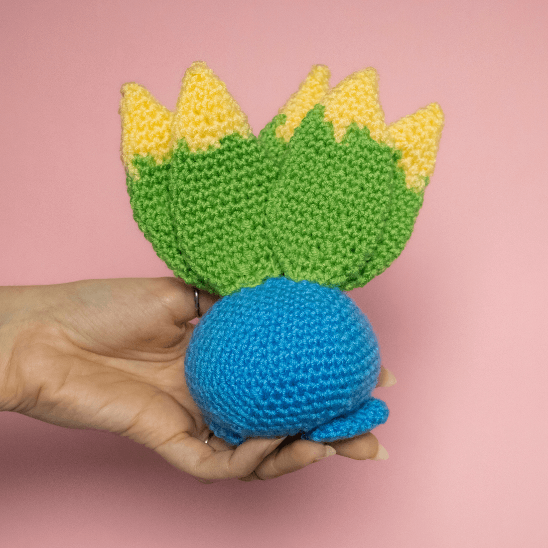 Jucărie Oddish mică - Pokemon croșetat