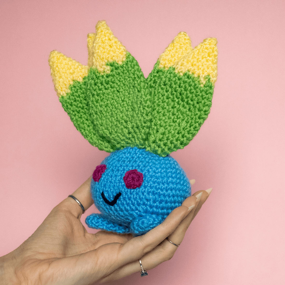 Jucărie Oddish mică - Pokemon croșetat