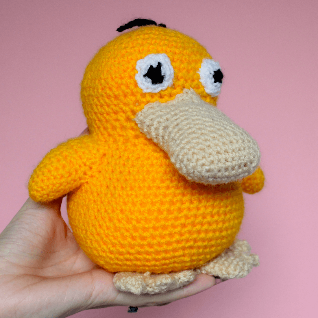 Jucărie Psyduck - Pokemon croșetat