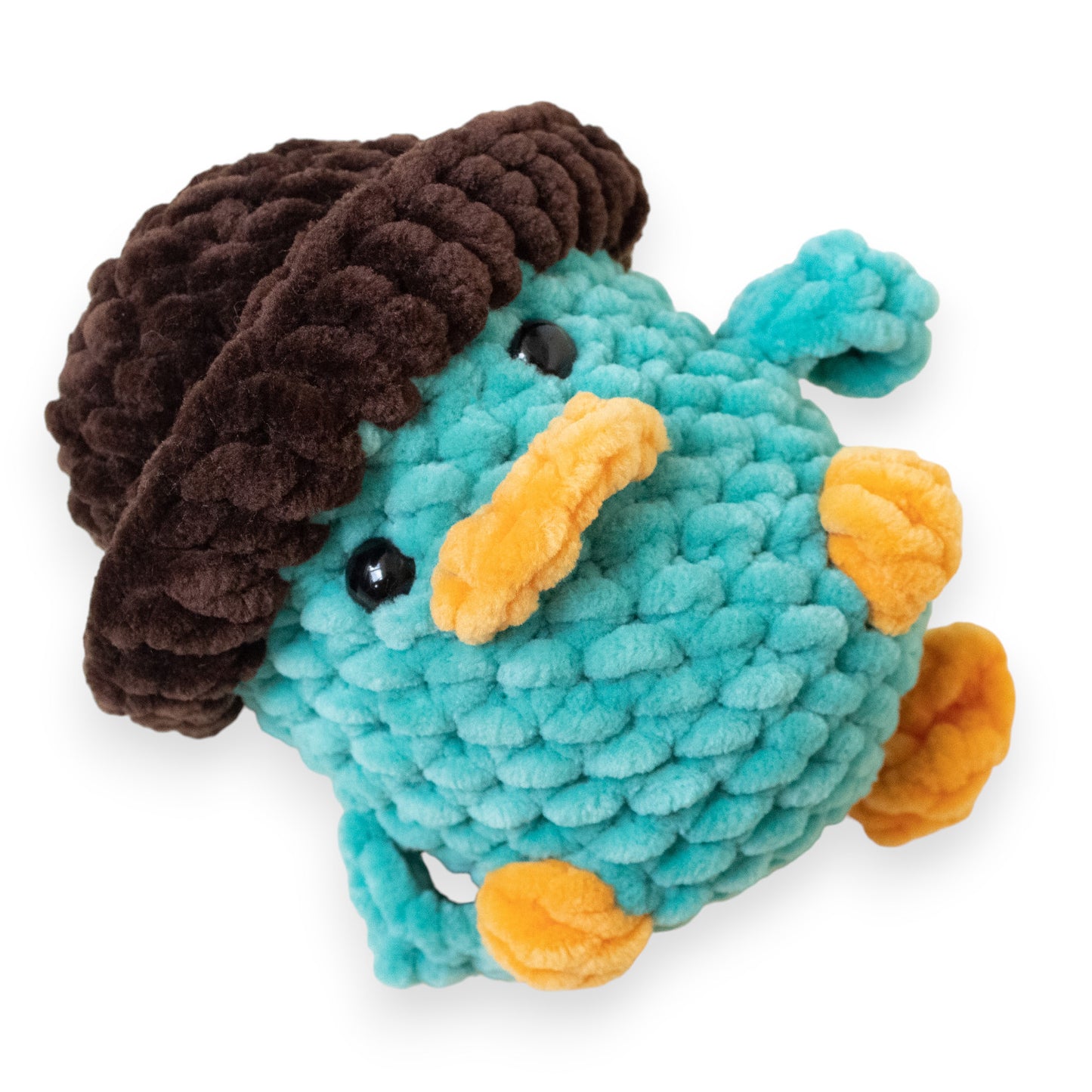 Perry ornitorincul (Perry the Platypus) mediu croșetat din fir plușat