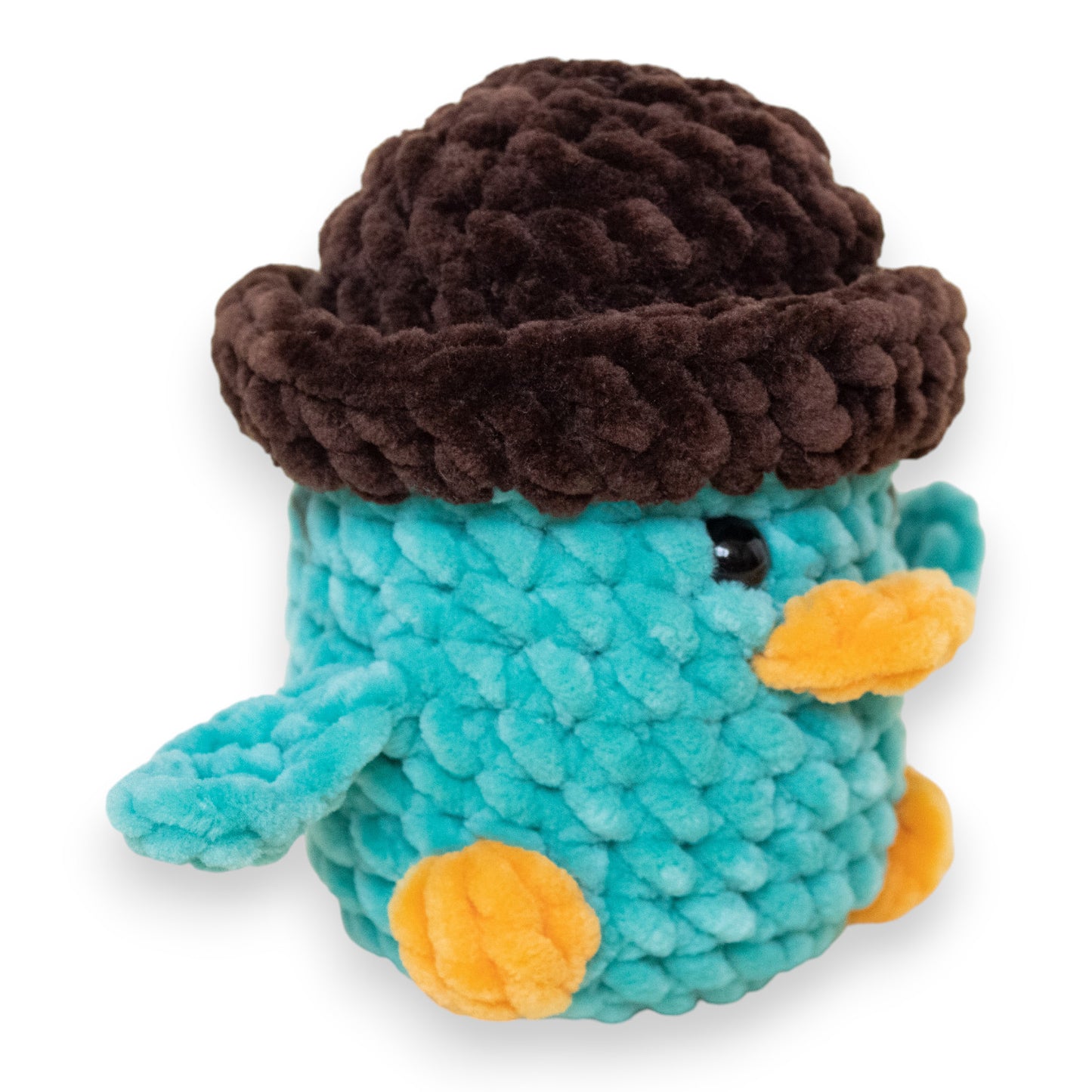 Perry ornitorincul (Perry the Platypus) mediu croșetat din fir plușat