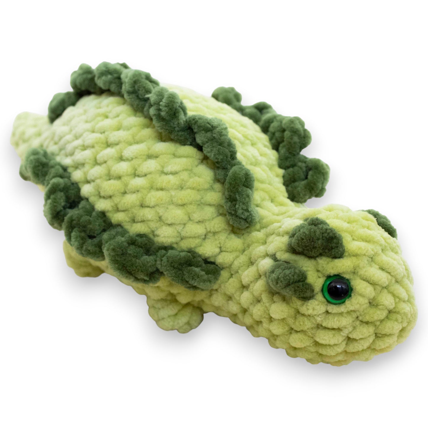 Diunozaur croșetat din fir plușat