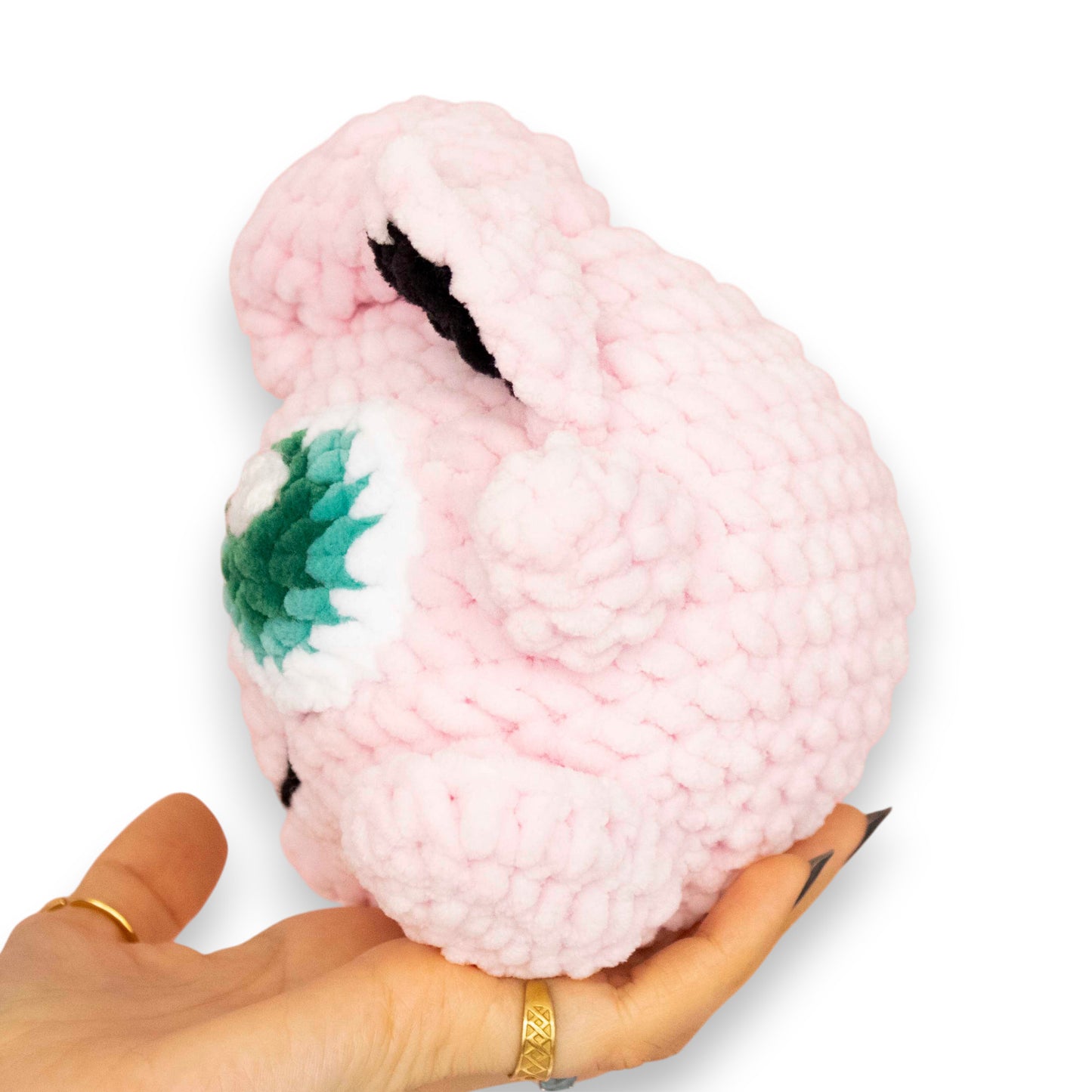 Jigglypuff mediu croșetat din fir plușat