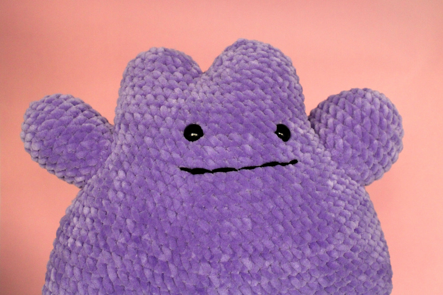 Ditto - Pokemon mare croșetat din fir plușat