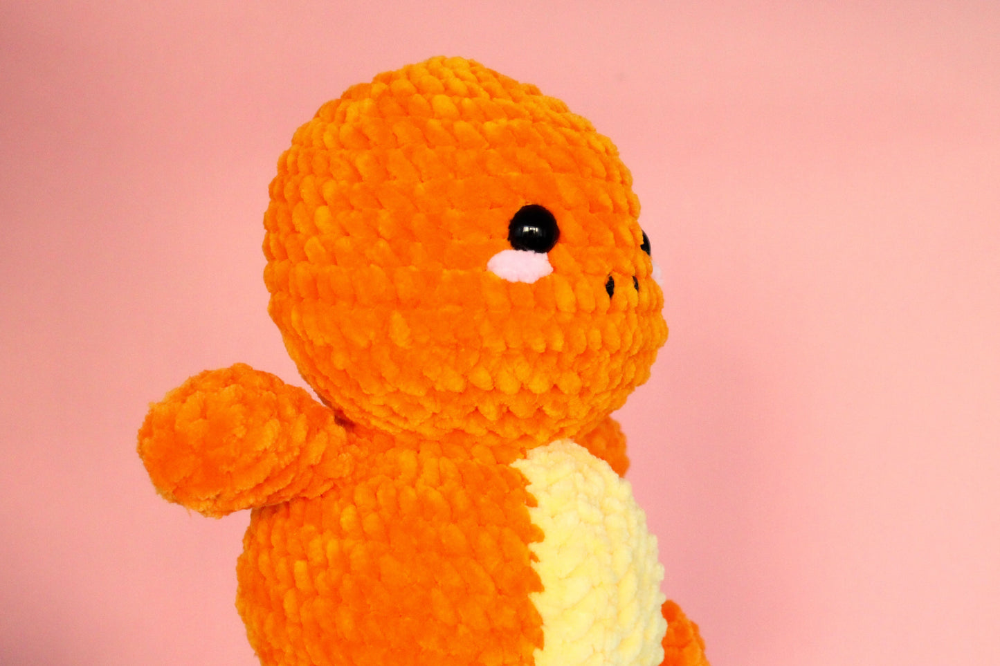 Charizard mare croșetat din fir plușat