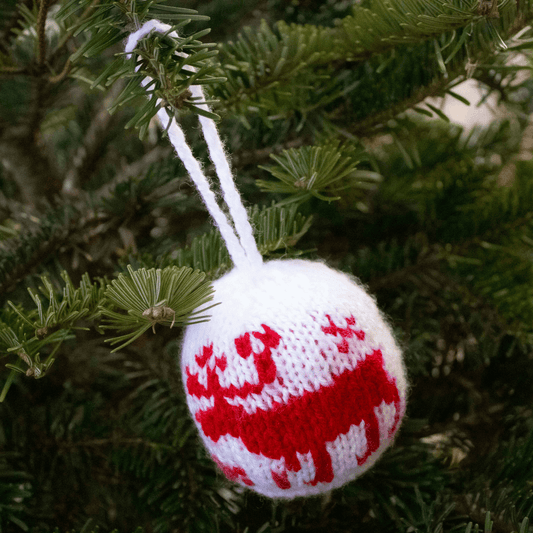 Decorațiune pentru Crăciun - Glob tricotat modele diverse