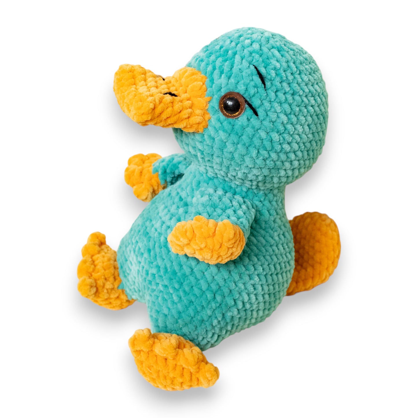 Perry ornitorincul (Perry the Platypus) mare croșetat din fir plușat